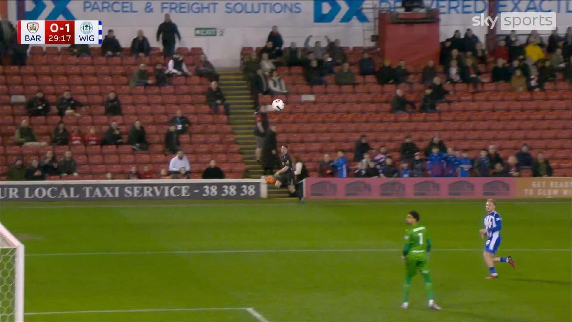 Joe Taylor nets neat lob as Wigan go route one!