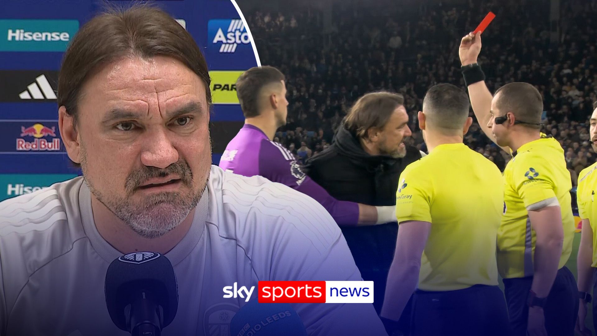 'There was not one bad word!' | Farke disagrees with full-time sending off