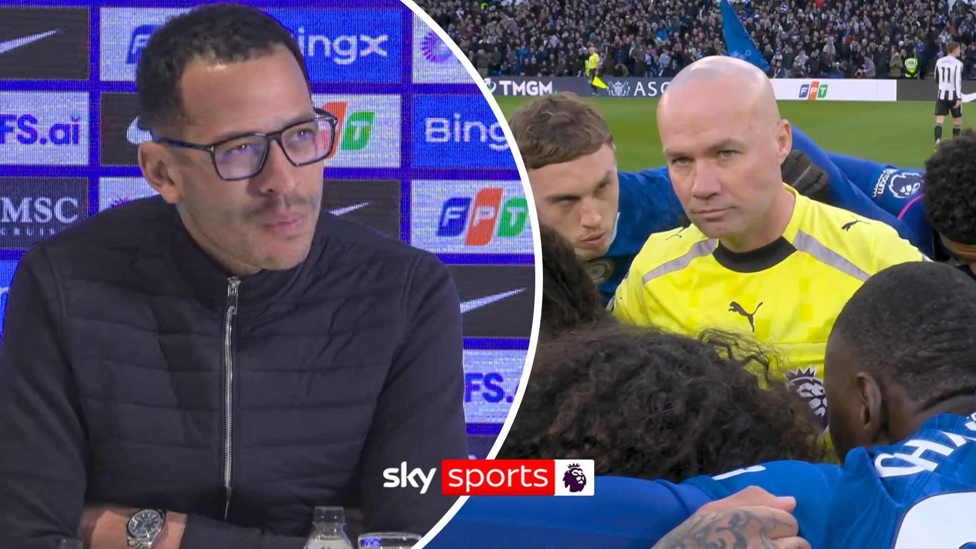 'Nothing disrespectful!' Rosenior fumes at ref Tierney over strange huddle incident