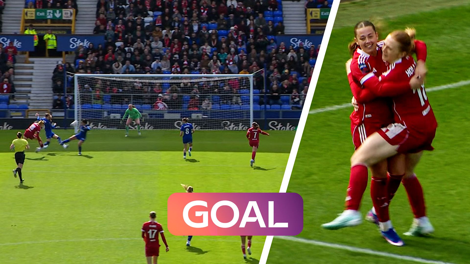 'Beautiful finish!' | Holland finds top corner after rapid counter to make it 3-0 in derby