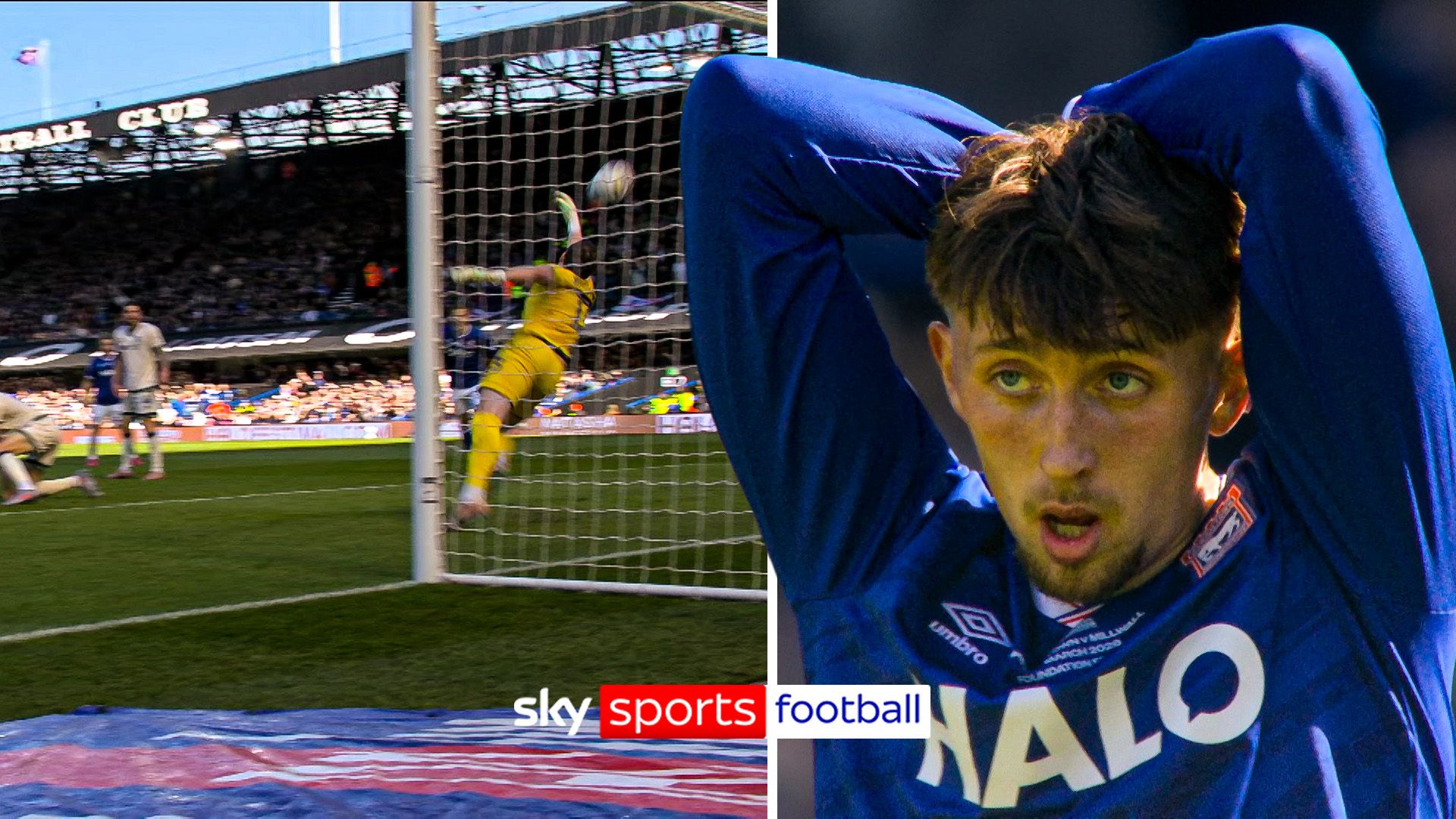 Ipswich vs Millwall: Anthony Patterson’s incredible acrobatics denies Tractor Boys