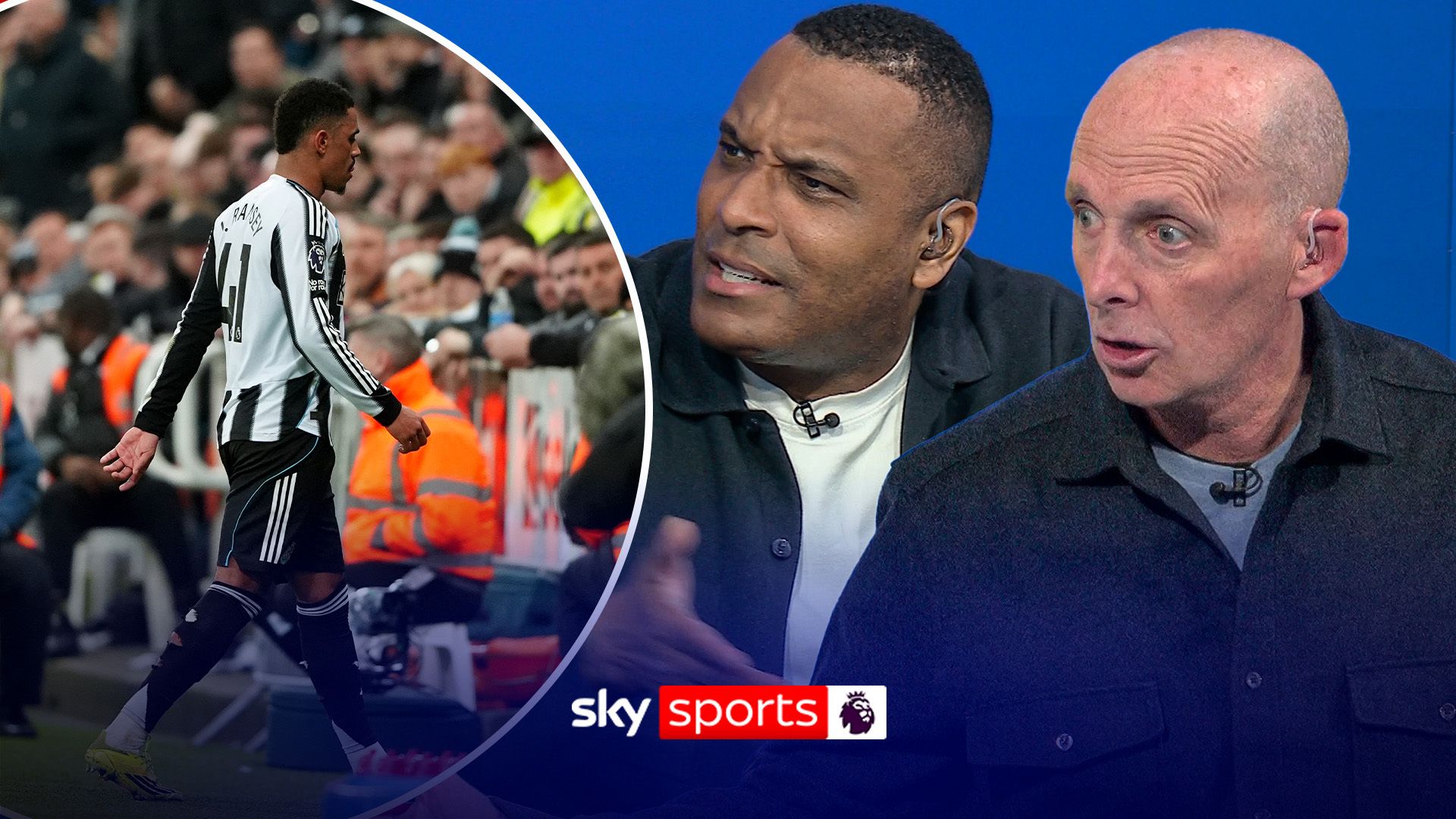 'It's NOT a dive!' | Morrison and Dean left STUNNED by Ramsey red card!