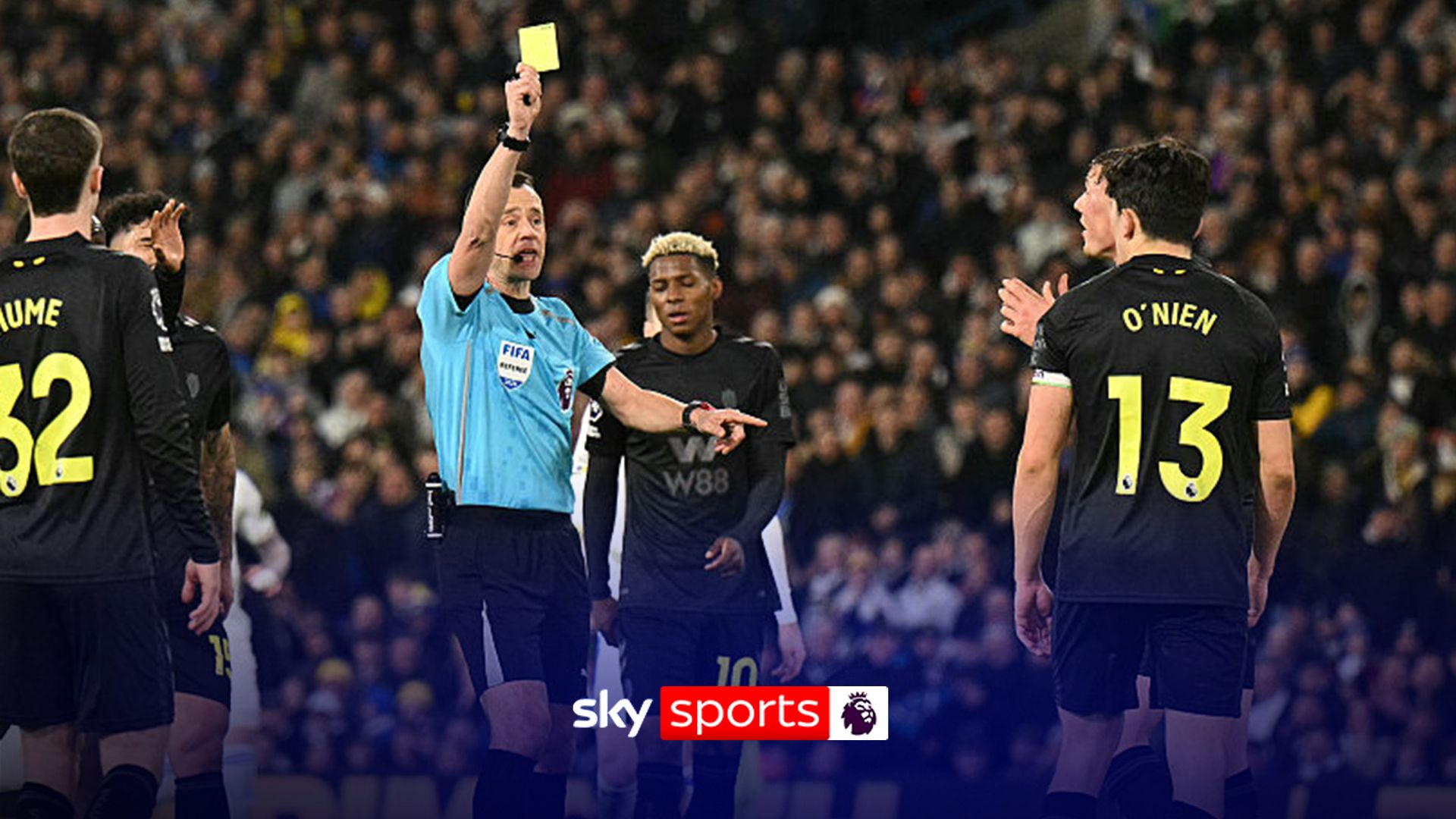 Wrong ball! O'Nien booked in BIZARRE fashion