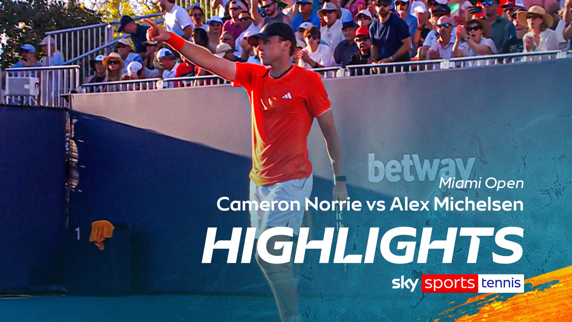 Norrie toppled by Michelsen in mega Miami match