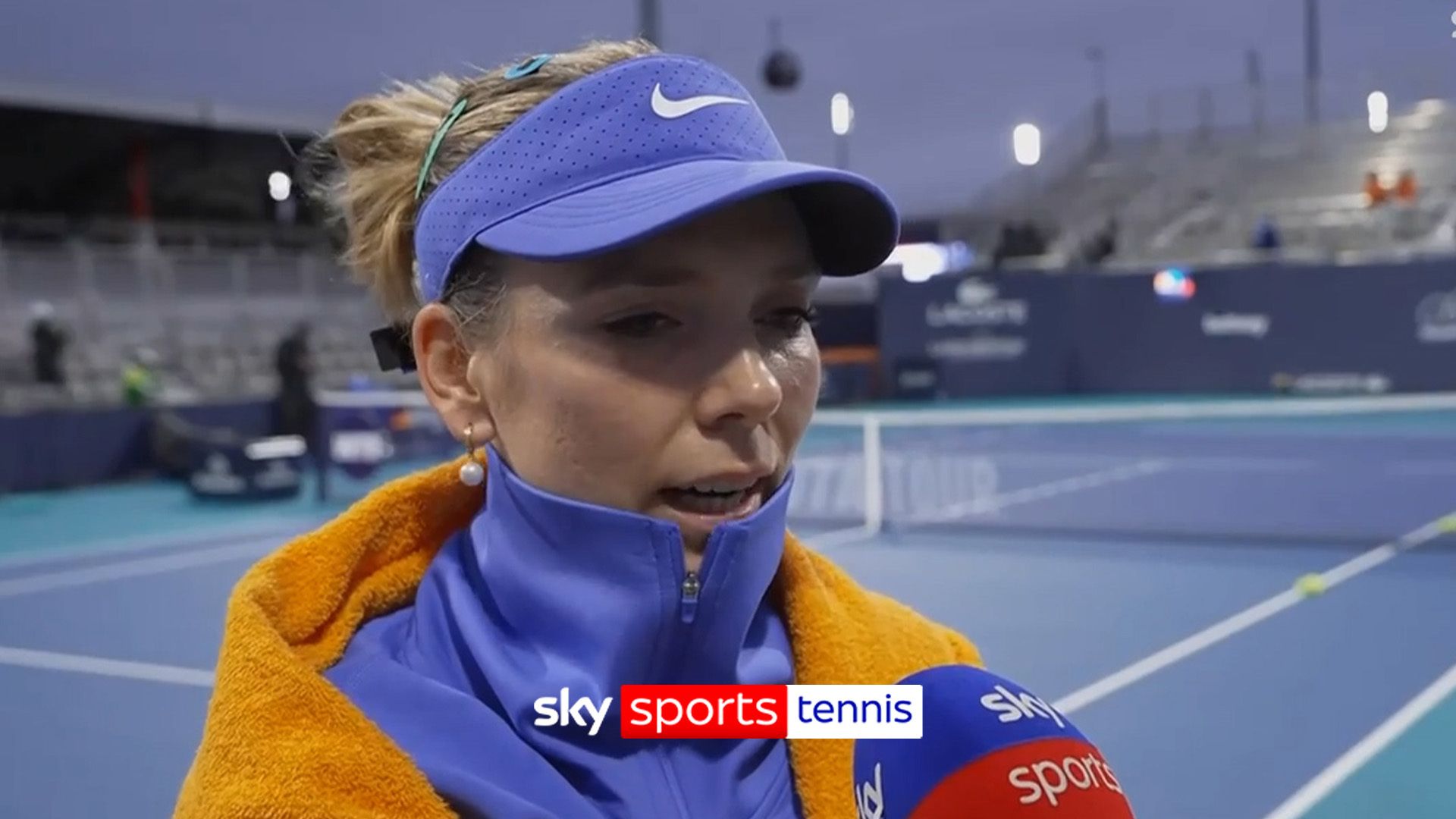 Boulter reflects on her opening round win at Miami Open