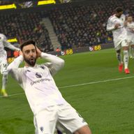 Booked A Jimenez (59) Bournemouth 0 - 0 Manchester Utd