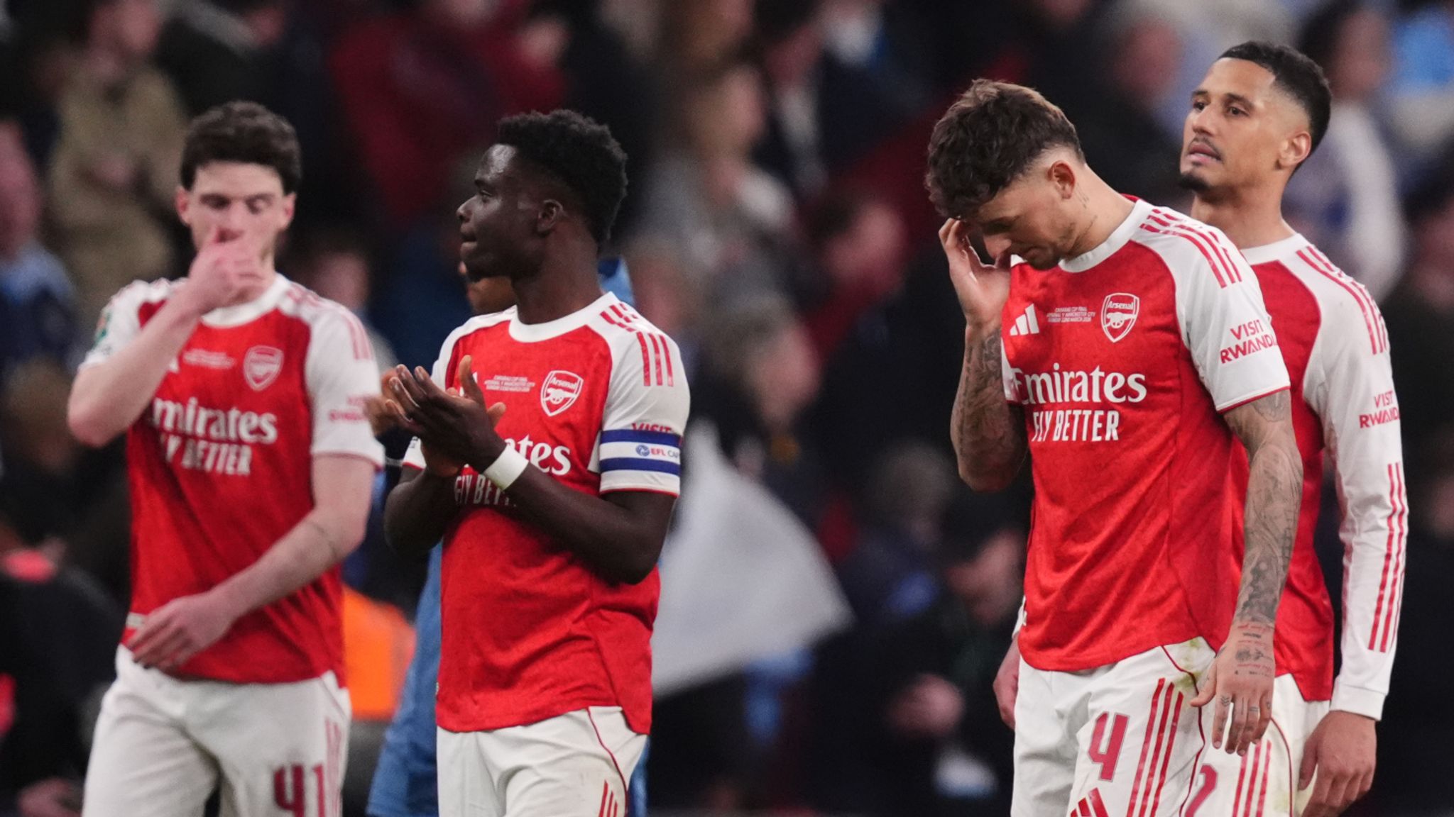 Paul Merson: Arsenal will still win the Premier League despite Carabao Cup final loss to Man City - but it's the only trophy they will win