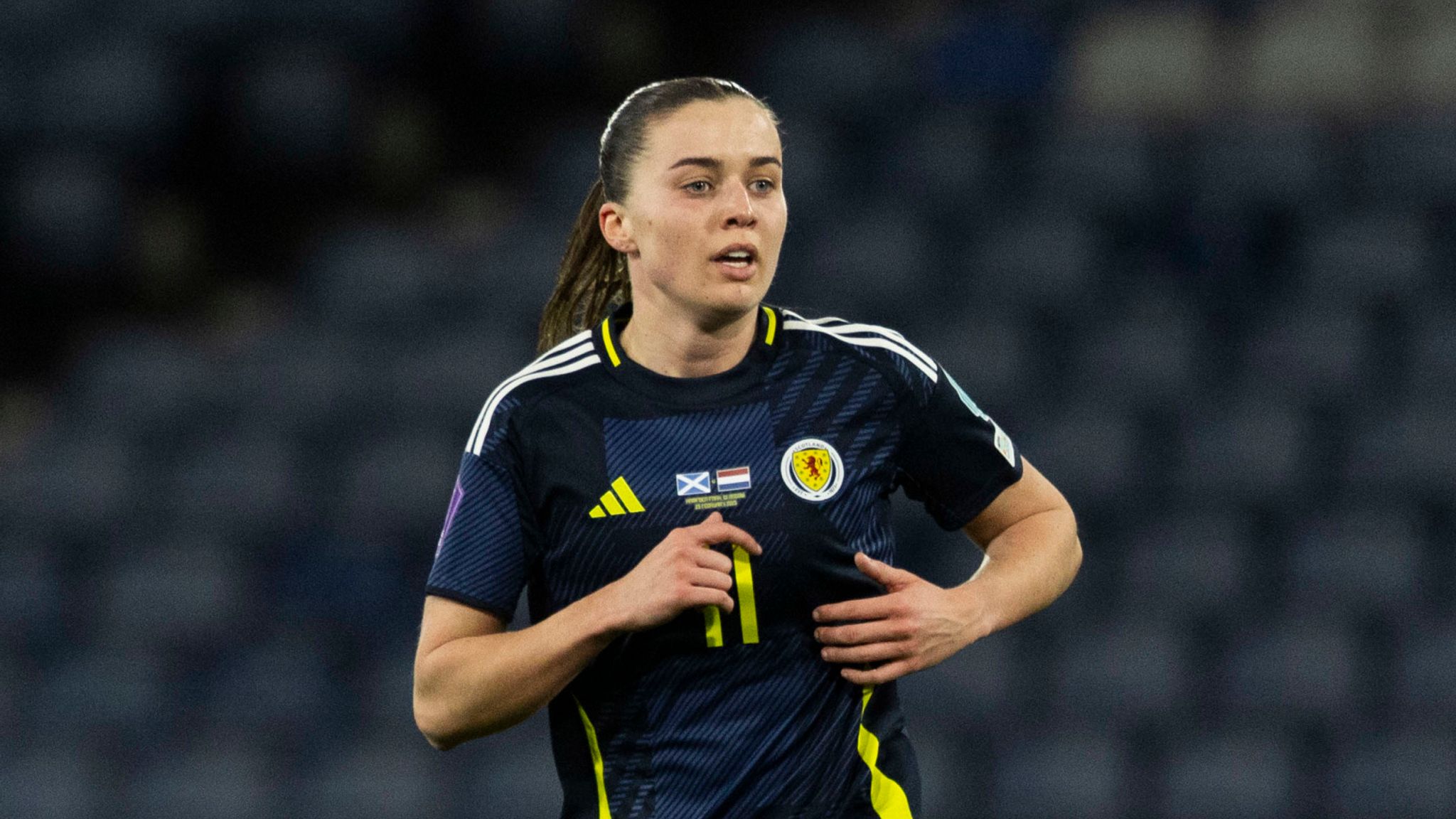 Scotland Women: Eilidh Adams recalled for upcoming World Cup qualifying double-header against Belgium