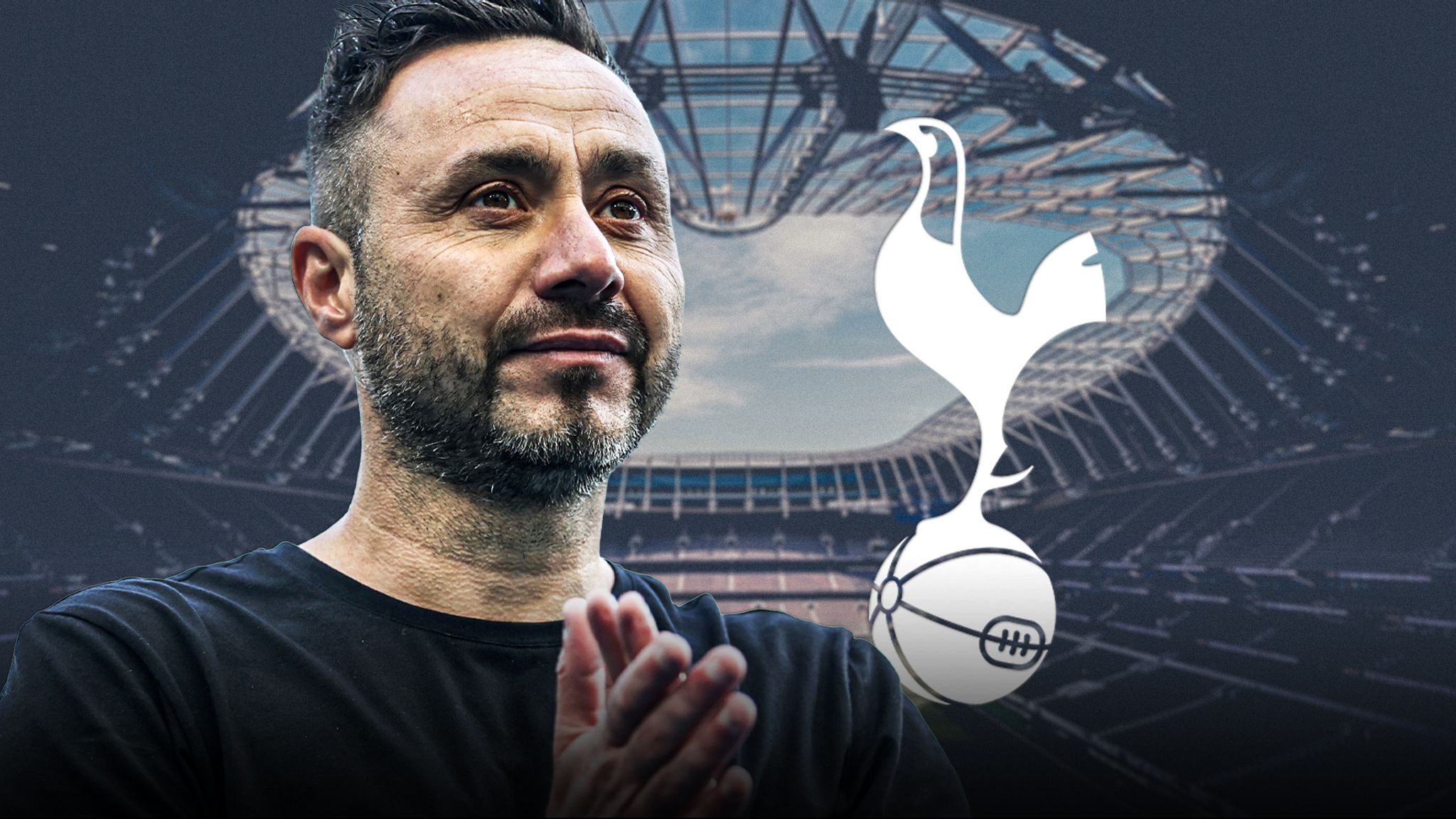 Roberto De Zerbi: Spurs appoint Italian as third head coach of the season on five-year contract