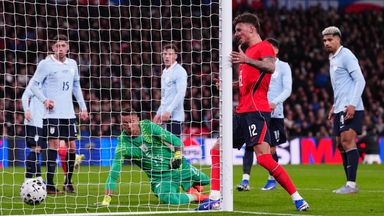 Ben White scores against Uruguay