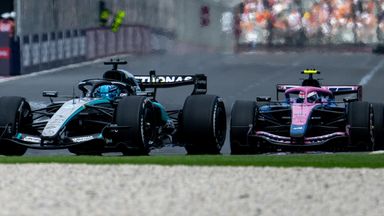 George Russell and Franco Colapinto