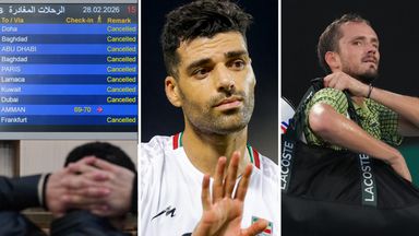 How could sport be impacted by conflict in the Middle East? Credit - AP Photo/Getty