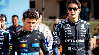 Lando Norris and George Russell