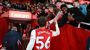 Image from Max Dowman: Arsenal's 16-year-old wonderkid announces himself to the world with superb cameo against Everton