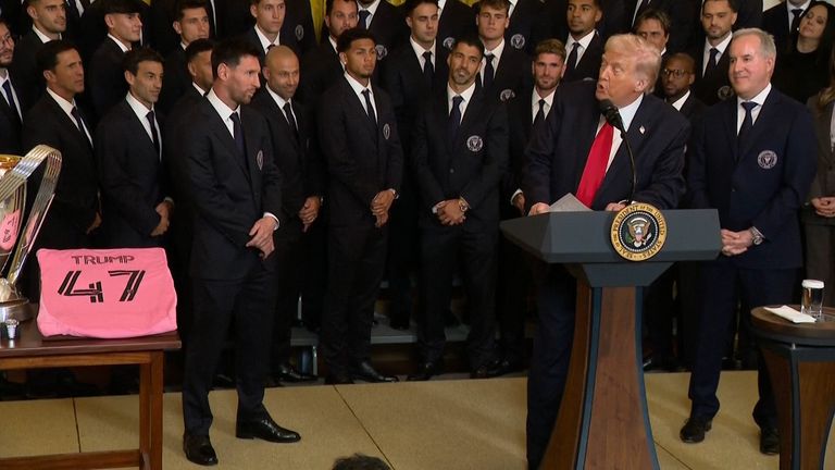 Donald Trump, Lionel Messi