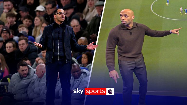 Speaking on Monday Night Football, Thierry Henry picks out Liam Rosenior's lack of concentration, as he looked away in frustration after Chelsea gave the ball away in the lead up to Anthony Gordon's goal. 