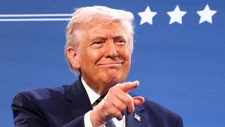 Trump's proclamations about the war have been rather inconsistent. Pic: Reuters