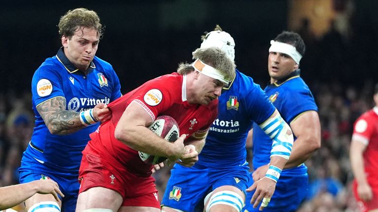 Aaron Wainwright, Wales rugby union, Six Nations 2026 (PA Images)