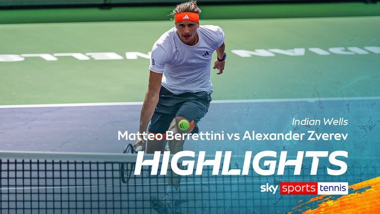 Alexander Zverev wins in Indian Wells