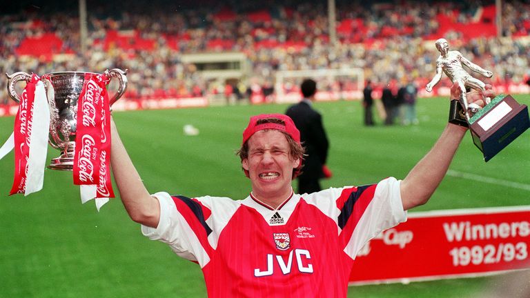 Paul Merson scored when Arsenal last won the League Cup in 1993