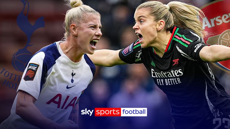 arsenal v tottenham wsl