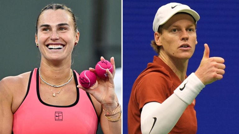 Aryna Sabalenka and Jannik Sinner