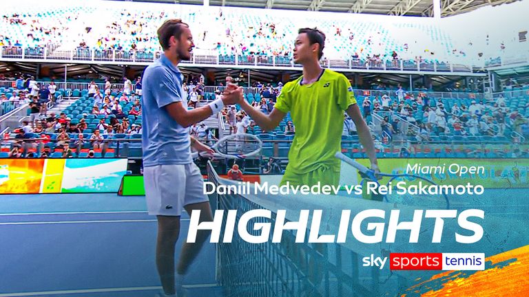 Daniil Medvedev vs Rei Sakamoto