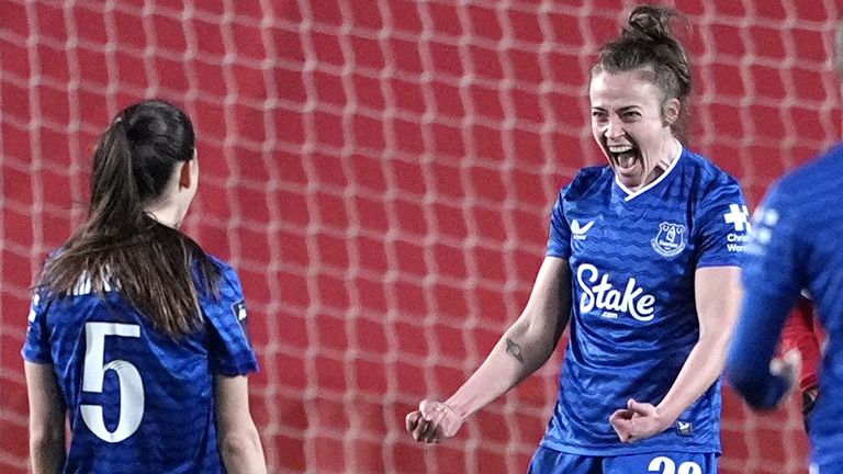 Aurora Galli completed her first 90 minutes for Everton against Spurs since returning from a year-long injury lay-off