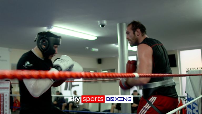 With Rico Verhoeven set to fight Oleksandr Usyk for the WBC heavyweight title, relive when Verhoeven sparred Tyson Fury in the build-up to his triumph over Wladimir Klitschko.