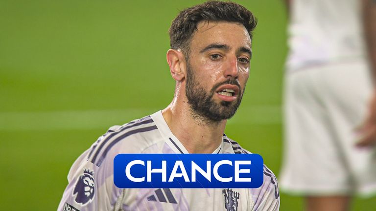 Bruno chance vs Bournemouth