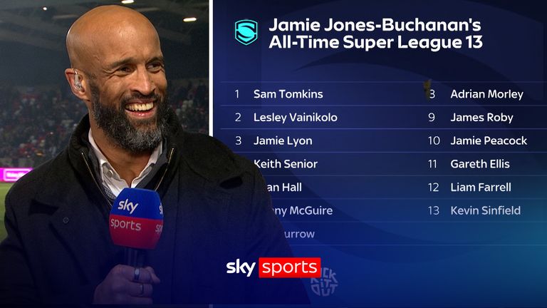 Super League: Jamie Jones-Buchanan's All-Time Super League 13