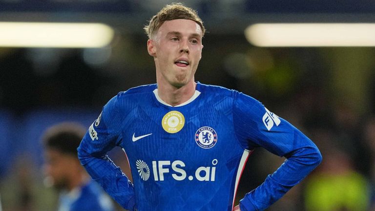 Cole Palmer shows frustration after Chelsea fall further behind against PSG