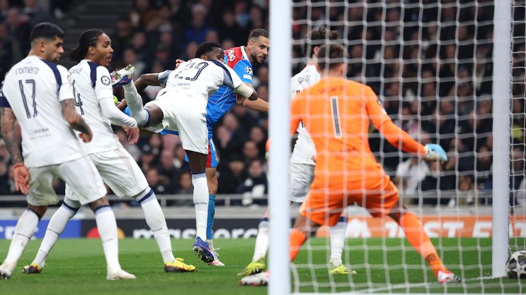 David Hancko scores for Atletico Madrid at Spurs