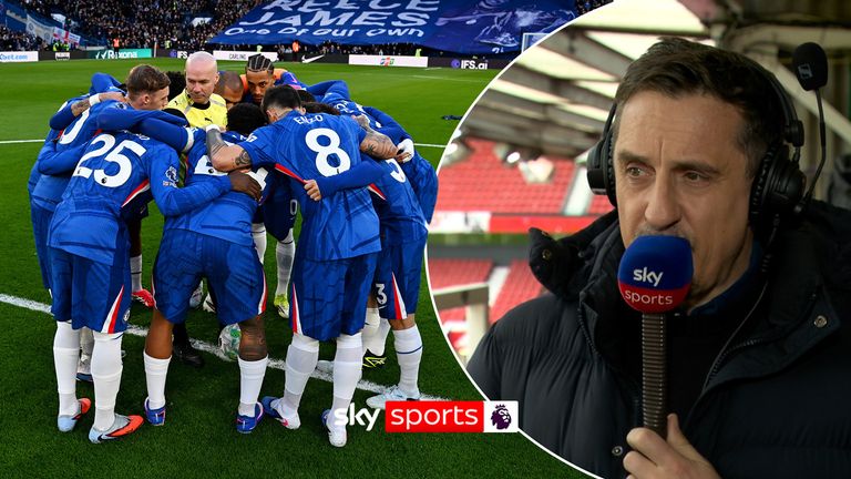 GNev on Chelsea huddle