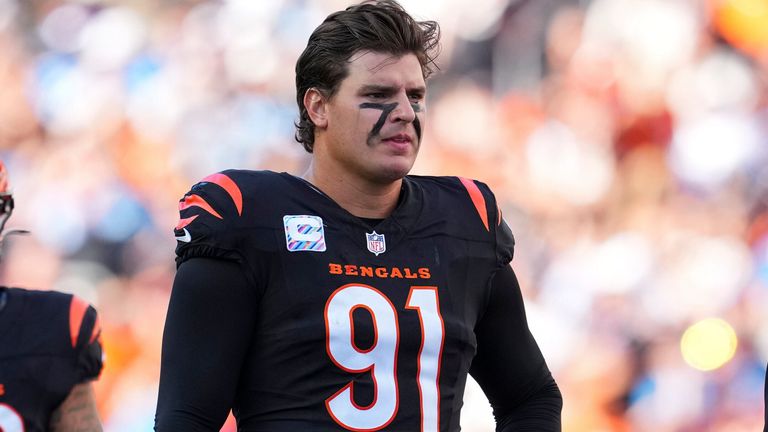 Cincinnati Bengals defensive end Trey Hendrickson (AP Photo/Jeff Dean, File)