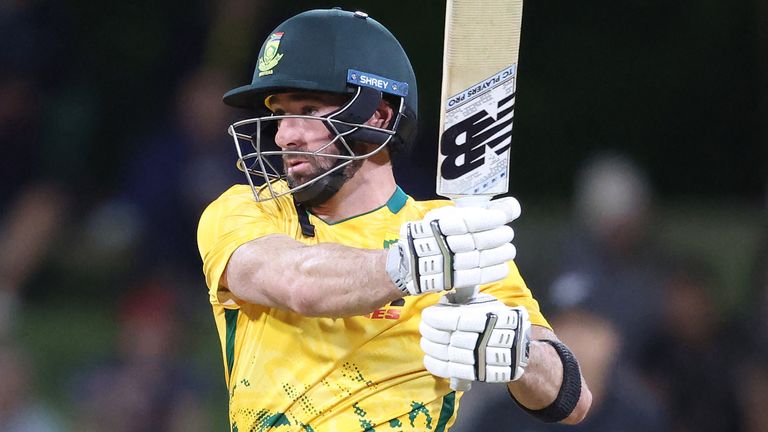 South Africa's Connor Esterhuizen bats during a T20 cricket international (Getty Images)