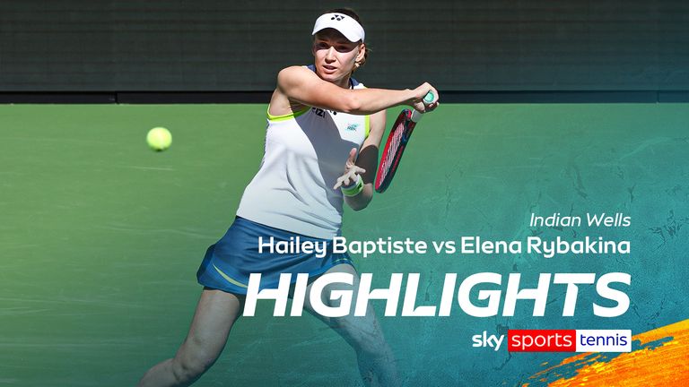 Elena Rybakina wins in Indian Wells highlights