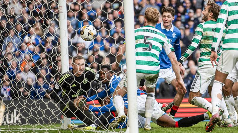 Rangers' Emmanuel Fernandez scored before it was ruled out for a handball