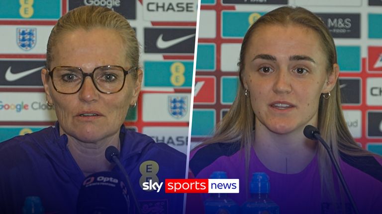 Sarina Wiegman and Georgia Stanway on Ukraine 