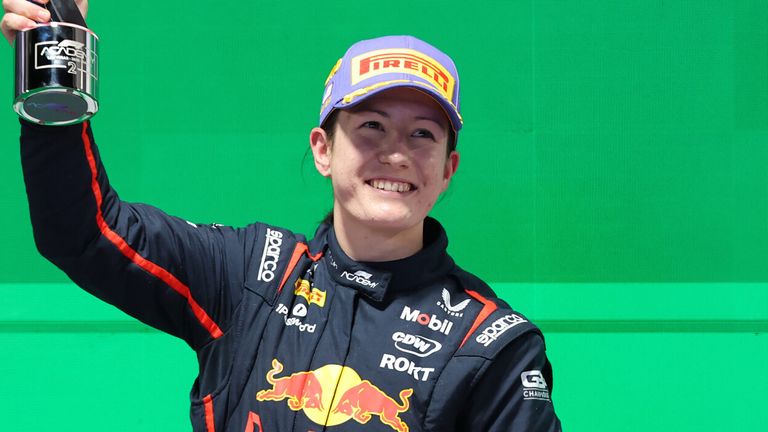 La britannica Alisha Palmowski potrebbe essere una delle contendenti al titolo nella F1 Academy quest'anno (Credito: Red Bull Content Pool)