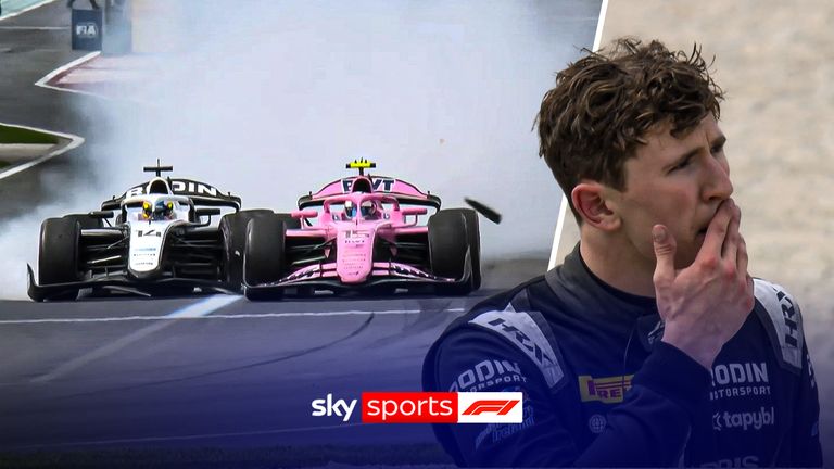 Australian Grand Prix: Alpine's Alex Dunne crashes into F2 teammate whilst fight for the lead