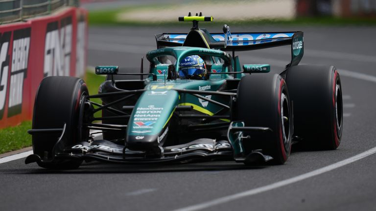 Aston Martin driver Fernando Alonso