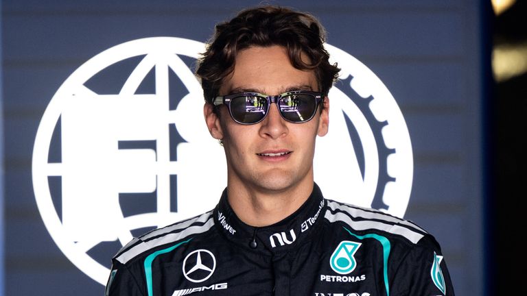 George Russell at the Australian Grand Prix