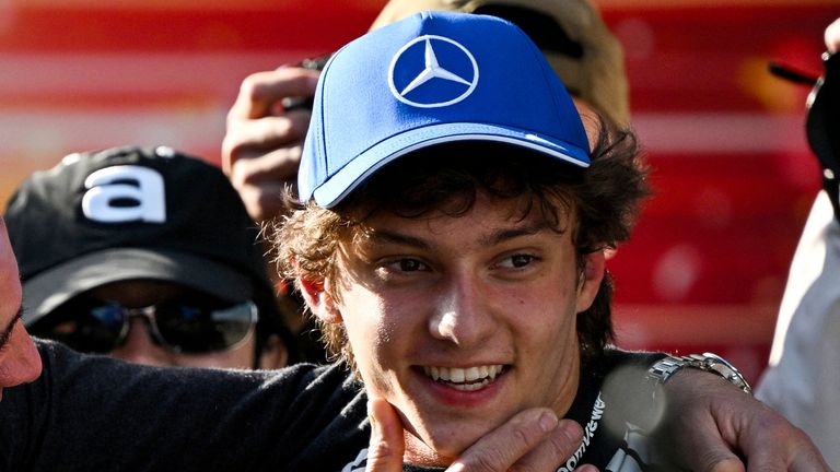 Kimi Antonelli at the Chinese GP