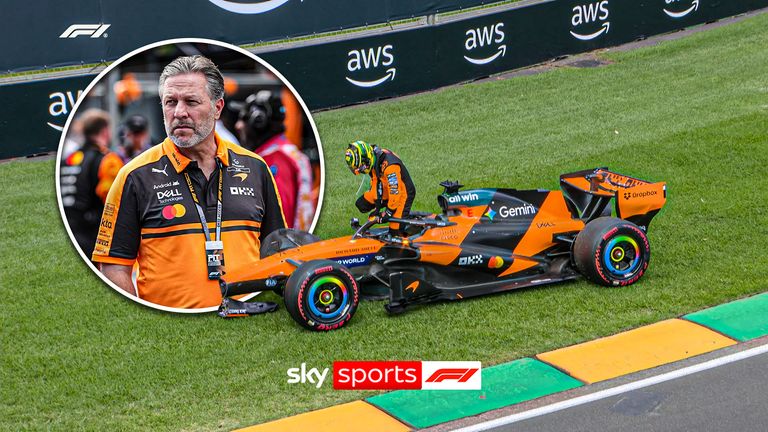 F1: Oscar Piastri's shock Aus crash and Brown's puzzling reaction