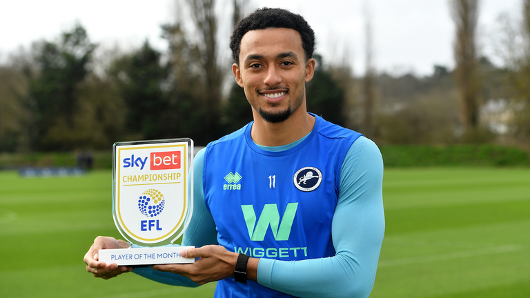 Femi Azeez has been named Sky Bet Championship Player of the Month for February