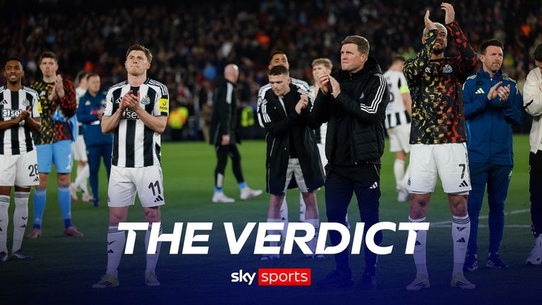 Sky Sports News' Keith Downie reacts to Newcastle United's 7-2 defeat at Barcelona in the Champions League.