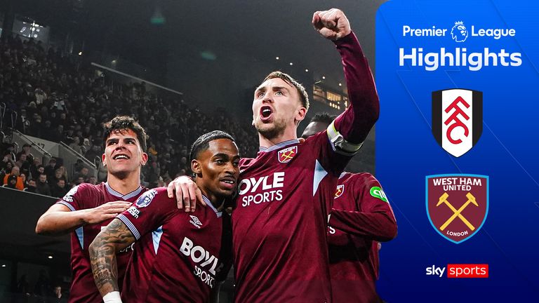 Highlights from the Premier League match between Fulham and West Ham.