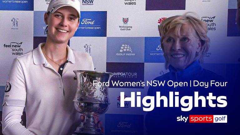 Highlights from the third round of the Ford Women's NSW Open at the Wollongong Golf Club, Australia.
