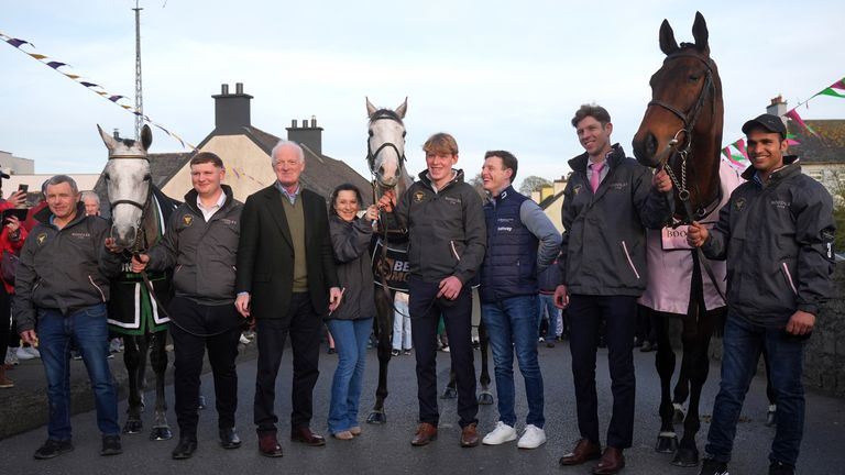 Lossiemouth, trainer Willie Mullins, Il Etait Temps, jockey Paul Townend and Cheltenham Gold Cup hero Gaelic Warrior